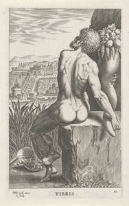 Flussgott Tibris von Philips Galle
