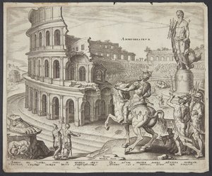 Das Kolosseum in Rom von Philips Galle