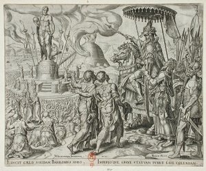 Die Geschichte von Schadrach, Meschach und Abed-Nego von Philips Galle