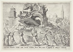 Die Zerstörung von Jericho von Philips Galle