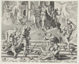 Die Zerstörung des Tempels von Baal und die Schlachtung seiner Priester