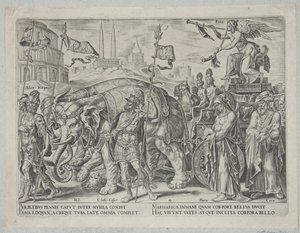 Der Triumph des Ruhms von Philips Galle