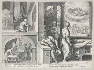 Die Vision des Heiligen Petrus von Philips Galle