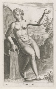 Wassernymphe Largia von Philips Galle