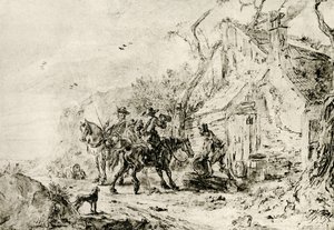 Rast in der Taverne von Philips Wouwerman