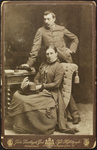 Porträt von Mette und Paul Gauguin, 1885 von Photo studio Julie Laurberg and Franziska