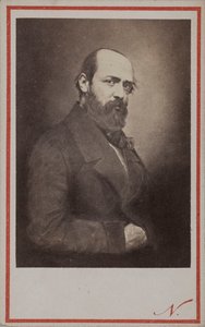 Porträt von Henri Murger 1822-1861, 1861 von Photo studio Nadar.