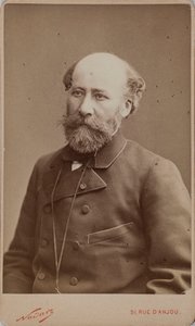Porträt von Octave Feuillet von Photo studio Nadar.