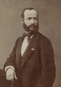Porträt des Geigers und Komponisten Henri Vieuxtemps 1820-1881, 1870er von Photo studio Nadar.