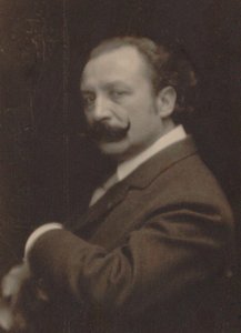 Porträt des Komponisten Xavier Leroux 1863-1919, 1910