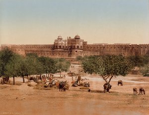 Agra. Das Fort von Photoglob Co. (Zurich, active c. 1890 1910)