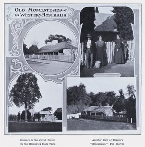 Alte Gehöfte in Westaustralien (s/w Foto) von Photographer Australian