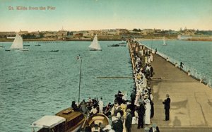 St Kilda vom Pier, Melbourne, Victoria, Australien