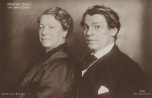 Porträt von Aleksander Moissi von Photographer Austrian