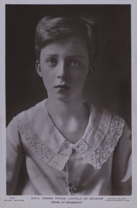 Kronprinz Leopold, später König Leopold III. von Belgien von Photographer Belgian
