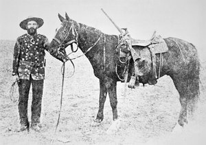 Ein Metis-Späher der North-West Mounted Police