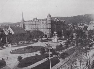 Dominion Square und Windsor Hotel, Montreal von Photographer Canadian