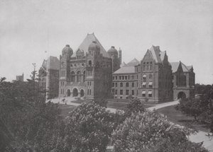 Parlamentsgebäude der Provinz Ontario, Toronto von Photographer Canadian