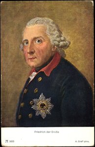 Friedrich der Große, Friedrich II. von Preußen von Photographer German