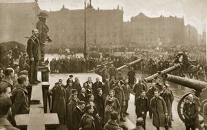 Während einer Pause im Bürgerkrieg in der preußischen Hauptstadt von Photographer German