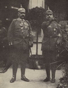 Feldmarschall von Hindenburg und General Ludendorff, Kommandeure der deutschen Armee