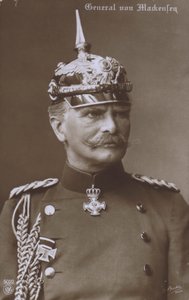 Feldmarschall August von Mackensen, deutscher Militärkommandant des Ersten Weltkriegs