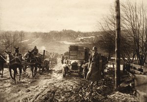 Deutsche Truppen in Finnland (s/w Foto)