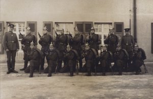 Gruppe deutscher Infanteriesoldaten von Photographer German