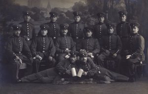 Gruppe deutscher Soldaten von Photographer German