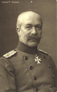 Hermann von François, deutscher Infanteriegeneral des Ersten Weltkriegs (s/w Foto) von Photographer German