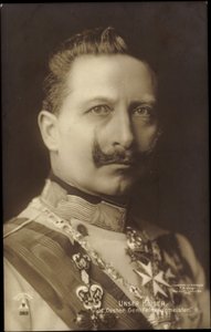 Kaiser Wilhelm II. als österreichischer Generalfeldzeugmeister von Photographer German