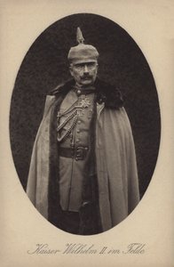 Kaiser Wilhelm II. von Deutschland in Militäruniform von Photographer German