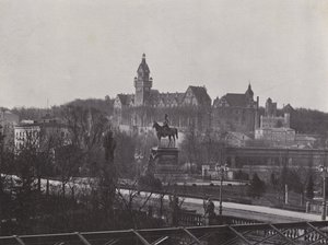 Potsdam, Kriegsschule und Denkmal Kaiser Wilhelm des Großen von Photographer German