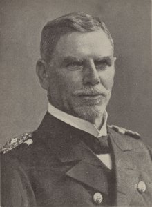 Vizeadmiral Maximilian von Spee, Kommandant des Ostasiengeschwaders der deutschen Marine im Ersten Weltkrieg von Photographer German