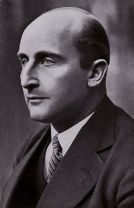 Werner March, deutscher Architekt, der das Stadion für die Olympischen Spiele 1936 in Berlin entworfen hat (s/w Foto) von Photographer German