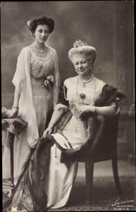 Wohlfahrts-Postkarte, Kronprinzessin Luise, Victoria