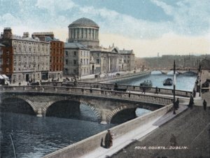Four Courts, Dublin (Farbfoto) von Photographer Irish
