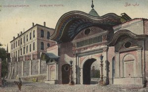 Sublime Porte, Konstantinopel von Photographer Turkish