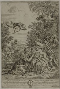 Flucht nach Ägypten von Pier Francesco Mola