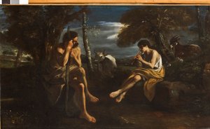 Merkur bringt Argus zum Schlafen, ca. 1645-55 von Pier Francesco Mola