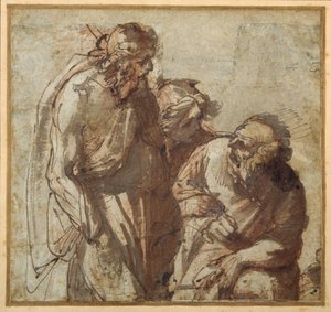 St. Peter verleugnet Christus von Pier Francesco Mola