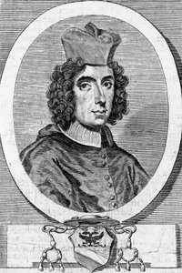 Porträt von Giambattista Rubini (1642-1707), italienischer Kardinal und Bischof, Gravur von Blaise Nicolas Le Sueur