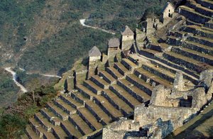 Terrassen, Machu Picchu (UNESCO-Welterbeliste) von Blaise Nicolas Le Sueur