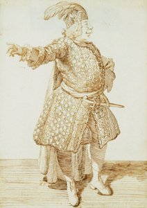 Porträt des Kastraten Gaetano Caffarelli, ca. 1735 von Pier Leone Ghezzi