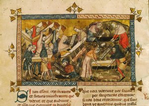 Das Begräbnis der Pestopfer in Tournai