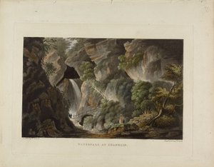 Wasserfall bei Shanklin von Piercy Roberts