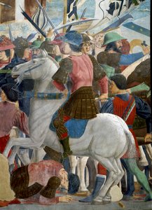 Die Legende vom Wahren Kreuz, die Schlacht von Heraklius und Chosroes (Detail)