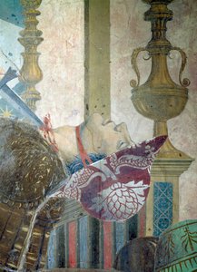 Die Legende vom Wahren Kreuz, die Schlacht von Heraklius und Chosroes (Detail) von Piero della Francesca