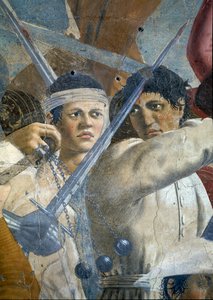 Die Legende vom Wahren Kreuz, der Sieg von Heraklius und die Hinrichtung von Chosroes (Detail)