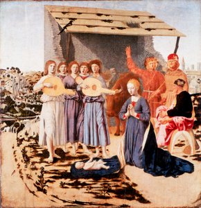Die Geburt Christi, 1470-1475 von Piero della Francesca